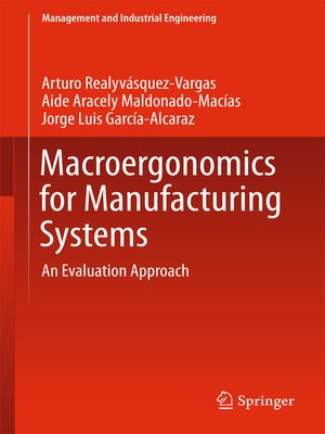 cover image of Macroergonomics for Manufacturing Systems